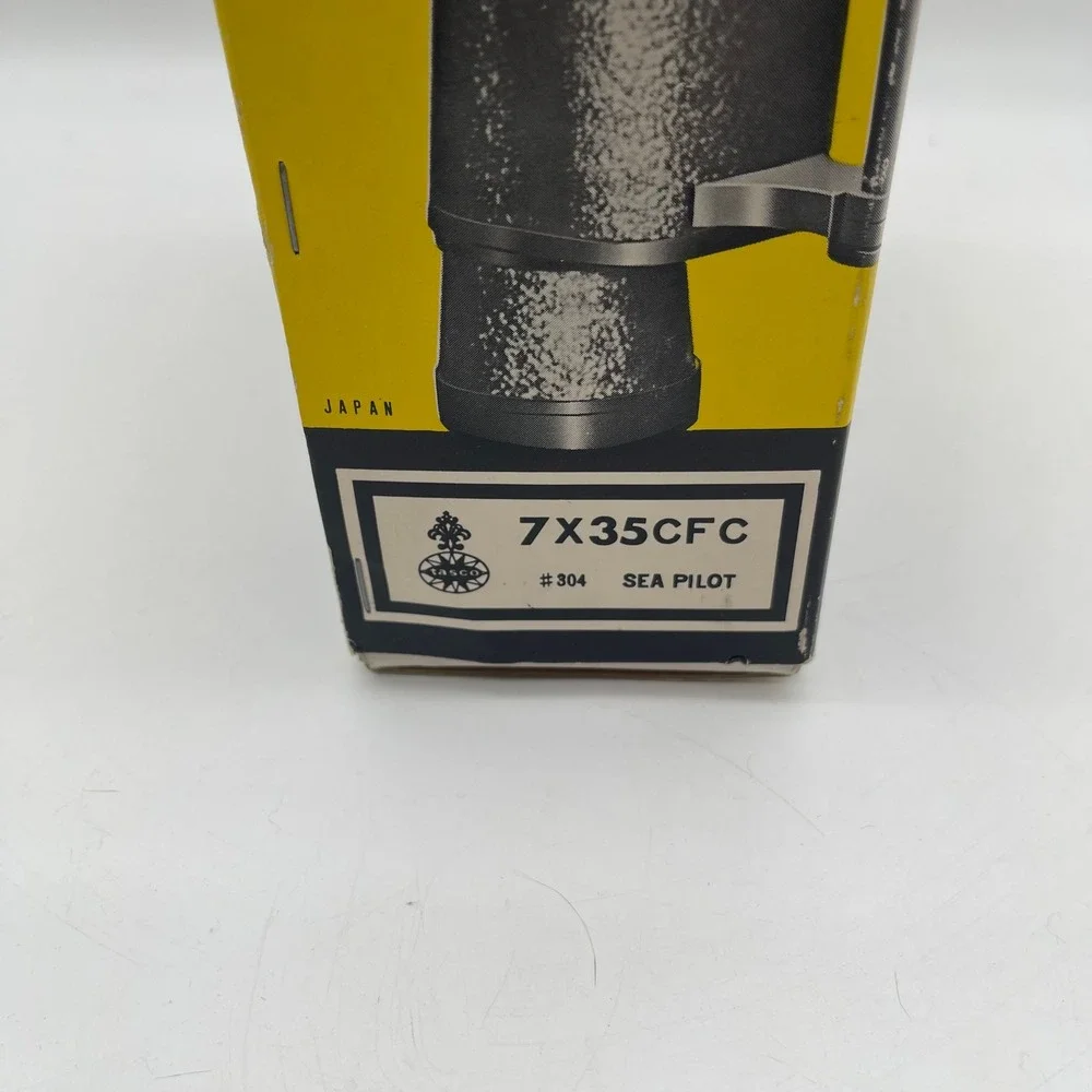 Tasco Sea Pilot 7x35CFC Binoculars Model 304 Black with Case and Box